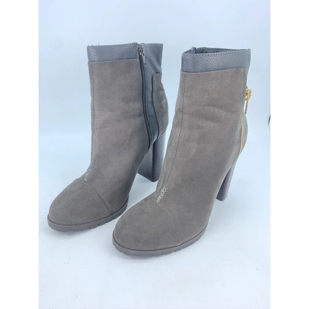 Juicy Couture Womens 8.5 Livia Ankle Boot Booties Boho Whimsey Goth‎ Party